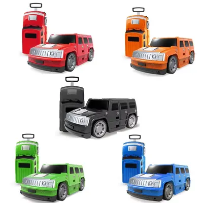 Valise 4x4 noire avec voiture radiocommandée intégrée 5+