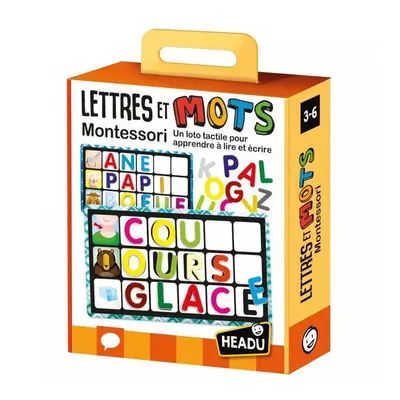 Mots en jeu : lettres tactiles pour 3-6 ans