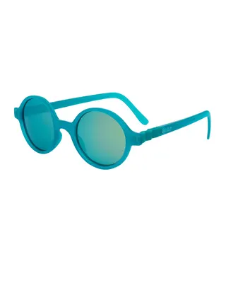 Lunettes RoZZ turquoise à branches Zig-Zag, 4–6 ans