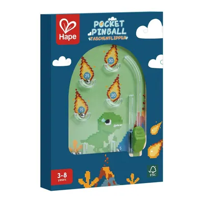 Flipper de Poche Dinosaure Bois Hape 3-8 ans