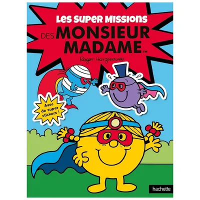 Défis de héros : livre d’activités Monsieur Madame