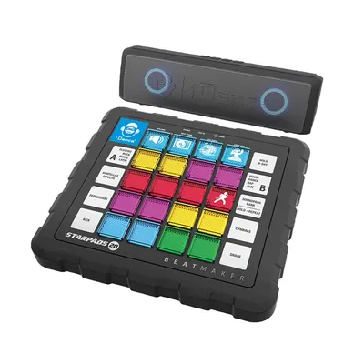 Beatmaker portable STARPADS 20 avec 16 pads et enceinte Bluetooth