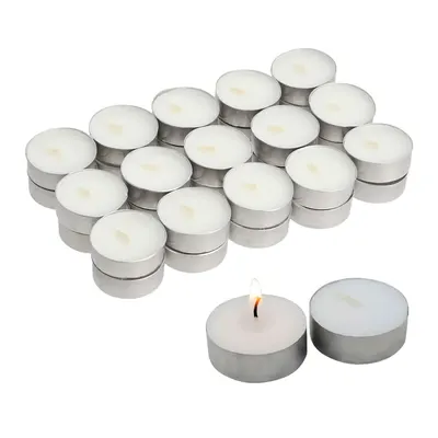 Lot de 50 chauffe-plats blancs