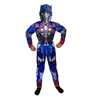 Panoplie bleue Optimus Prime pour enfant avec casque intégral