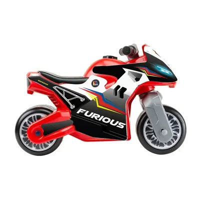 Porteur Moto Cross Rouge Tout-Terrain 18M+
