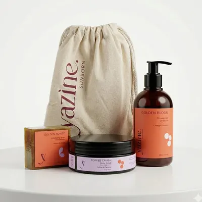 Pochon cadeau Yazine aux essentiels de soin