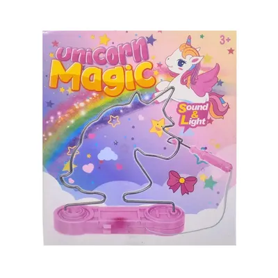 Jeu d’adresse Licorne à fil et anneau dès 3 ans