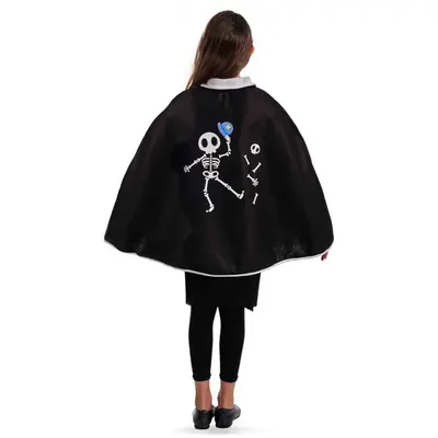 Cape noire de chauve-souris pour Halloween – 65 cm