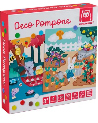 Coffret créatif Scènes en pompons dès 3 ans – Eurekakids