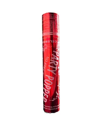 Popper de fête rouge de 30 cm pour vos événements