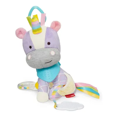 Licorne d’éveil avec bandana de dentition amovible 0 mois