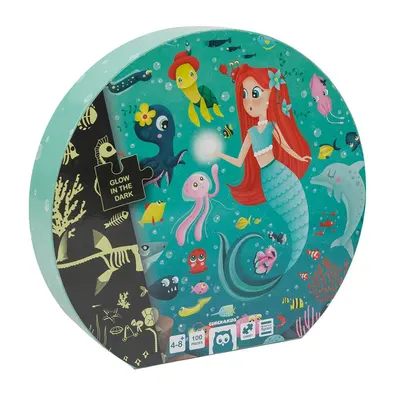 Puzzle géant des sirènes phosphorescentes, 100 pièces