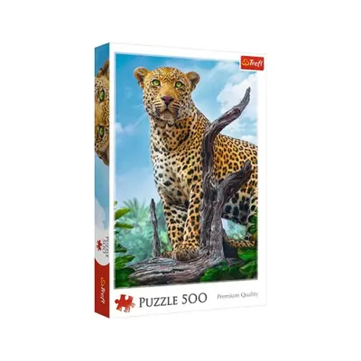 Léopard en pleine nature : puzzle Trefl de 500 pièces
