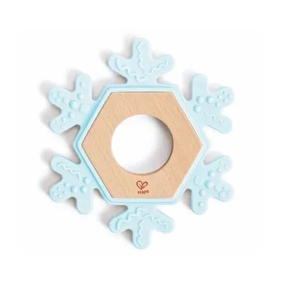 Anneau Dentition Bois Silicone Bleu 0-18 Mois