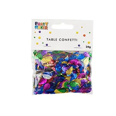 Confettis en forme de feuilles, multicolores – 24 g