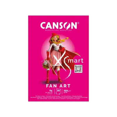 Papier Fan Art A4 Canson, 20 feuilles 250 g/m²