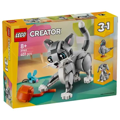 LEGO Creator : chat joueur, chien et pigeon à construire, 8+