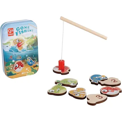 Pêche aux poissons numérotés, jeu avec canne dès 2 ans