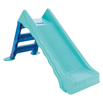 Toboggan pliable turquoise à option aquatique, dès 24 mois