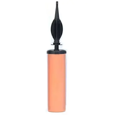 Pompe orange à embout noir pour gonfler les ballons