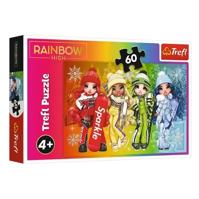 Les poupées Rainbow High en hiver — puzzle 60 pièces