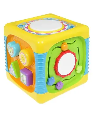 Cube d’activités musical avec miroir et formes dès 8 mois
