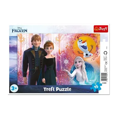 Les retrouvailles enchantées — puzzle Frozen II de 15 pièces
