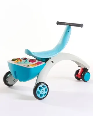 Trotteur 5-en-1 bleu avec panneau d’activités Tiny Love