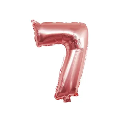 Un 7 rose gold de 86 cm pour vos moments festifs