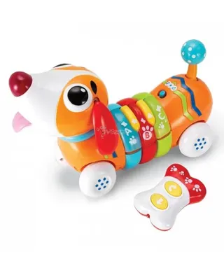 Chiot multicolore télécommandé, apprentissage et musique dès 3 ans