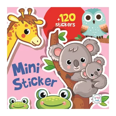 Livret animalier à autocollants, girafe et koalas
