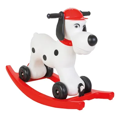 Bascule Porteur Chien 2 en 1 Pilsan 3 ans+