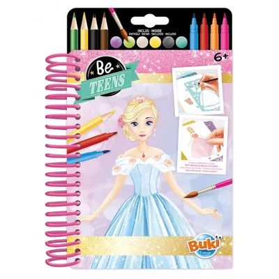 Carnet de stylisme princesses à dessiner et habiller dès 6 ans