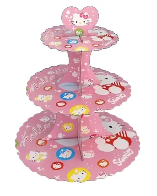 Présentoir pliable à trois niveaux Hello Kitty