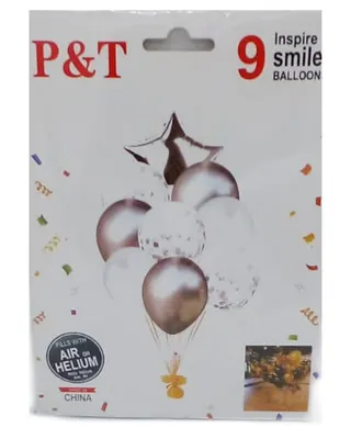 Nuance argentée : 9 ballons pour décorer vos fêtes