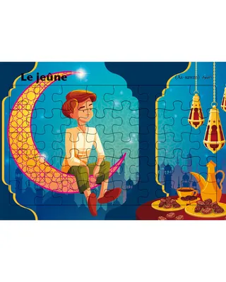 Découvrir le jeûne : puzzle illustré dès 3 ans