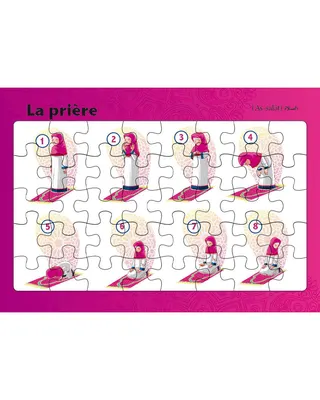 La prière illustrée en 8 étapes — puzzle dès 3 ans