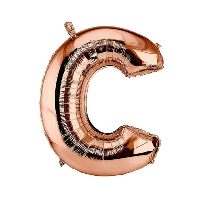Un C bronze pour personnaliser votre fête – 40 cm