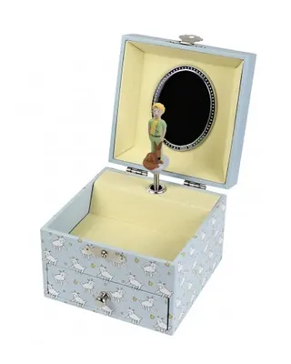 Le Petit Prince et son renard : coffret musical phosphorescent à tiroir