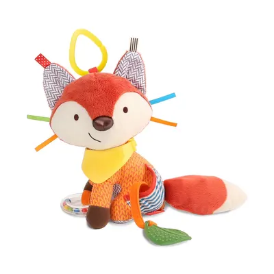 Renard d’éveil sensoriel avec bandana détachable dès la naissance