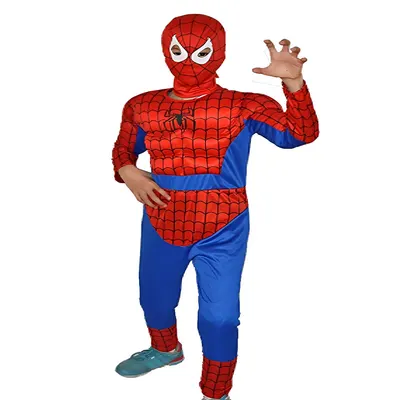 Panoplie Spider-Man enfant : combinaison intégrale à cagoule