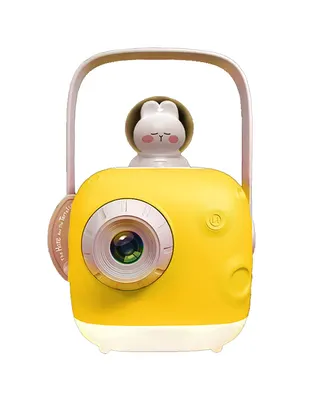 ZzzMoon jaune, conteuse-projecteur avec figurine lapin