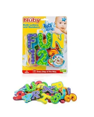 Jeu de bain en mousse : 26 lettres et 10 chiffres dès 12 mois