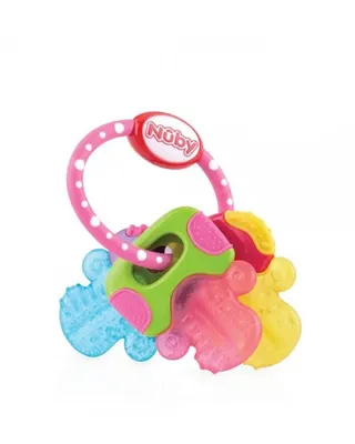 Trio de clefs de dentition multicolores à gel dès 3 mois