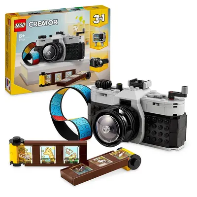 Appareil photo rétro LEGO Creator 3-en-1, dès 8 ans