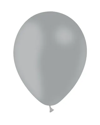 Cinquante ballons gris pour une décoration de fête