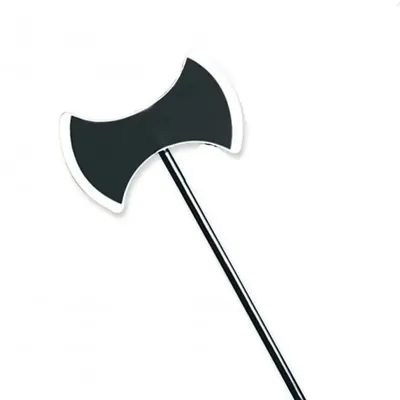 Hache d’aventurier bicolore avec manche plastique, 90 cm