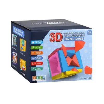 Le défi des formes : tangram 3D à recomposer