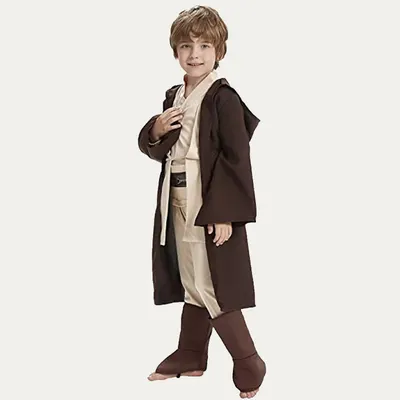 Costume de jeune Padawan beige et brun – taille S