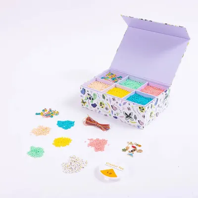 Coffret bracelets aux perles tropicales, dès 7 ans